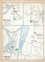 Glastonbury, Rocky Hill, Collinsville, Enfield, Connecticut State Atlas 1893